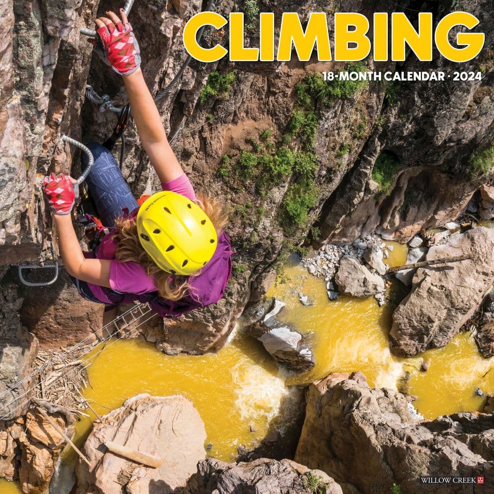 Rock Climbing 2024 Wall Calendar