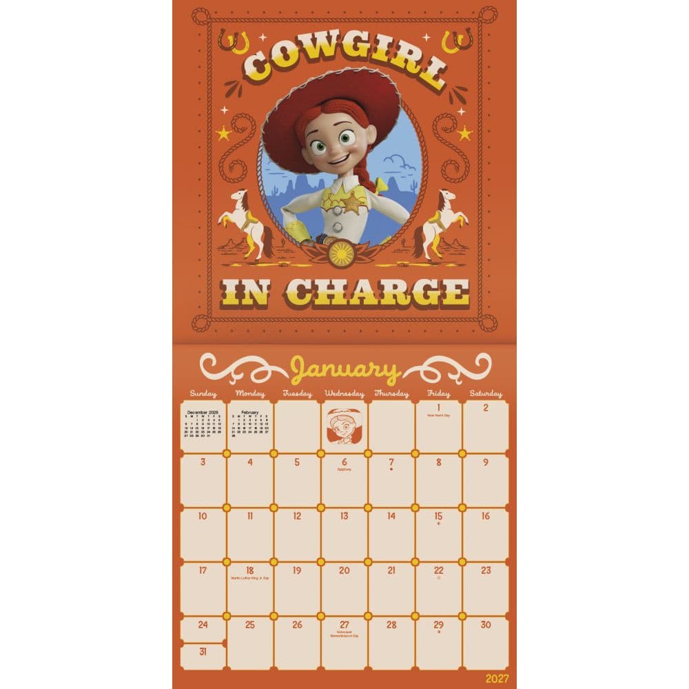Toy Story 5 2027 Wall Calendar Second Alternate Image