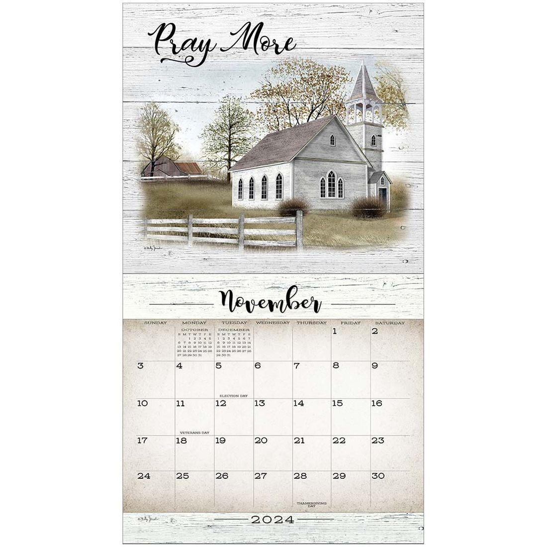 Farmhouse 2025 Wall Calendar