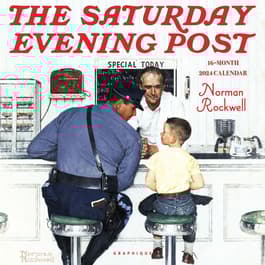 Norman Rockwell 2024 Wall Calendar