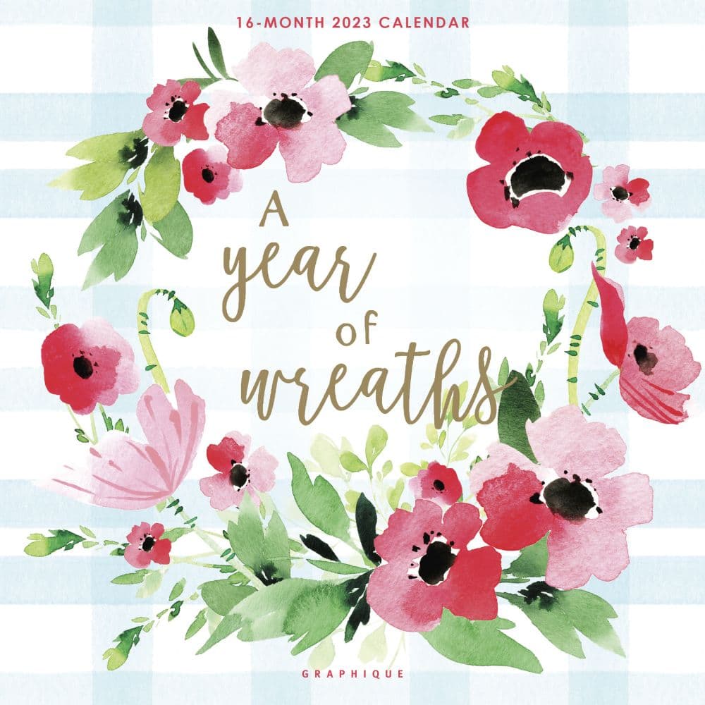 A Year in Wreaths 2023 Wall Calendar