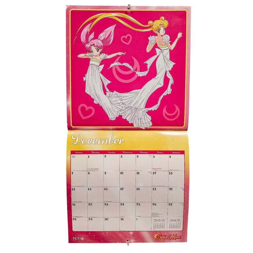 Sailor Moon 2025 Wall Calendar Fifteenth Alternate Image