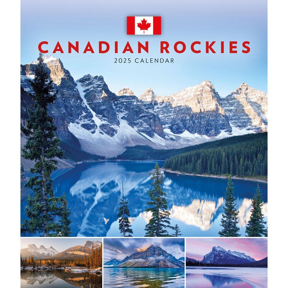 image Canadian Rockies 2025 Easel Desk Calendar Main Image