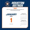 image MLB Houston Astros 2027 Desk Calendar Second Alternate Image