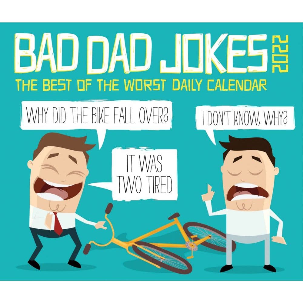 Bad Dad Jokes 2022 Desk Calendar - Calendars.com