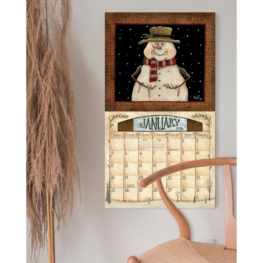 Folk Art by David Harden 2026 Wall Calendar Fourth Alternate Image