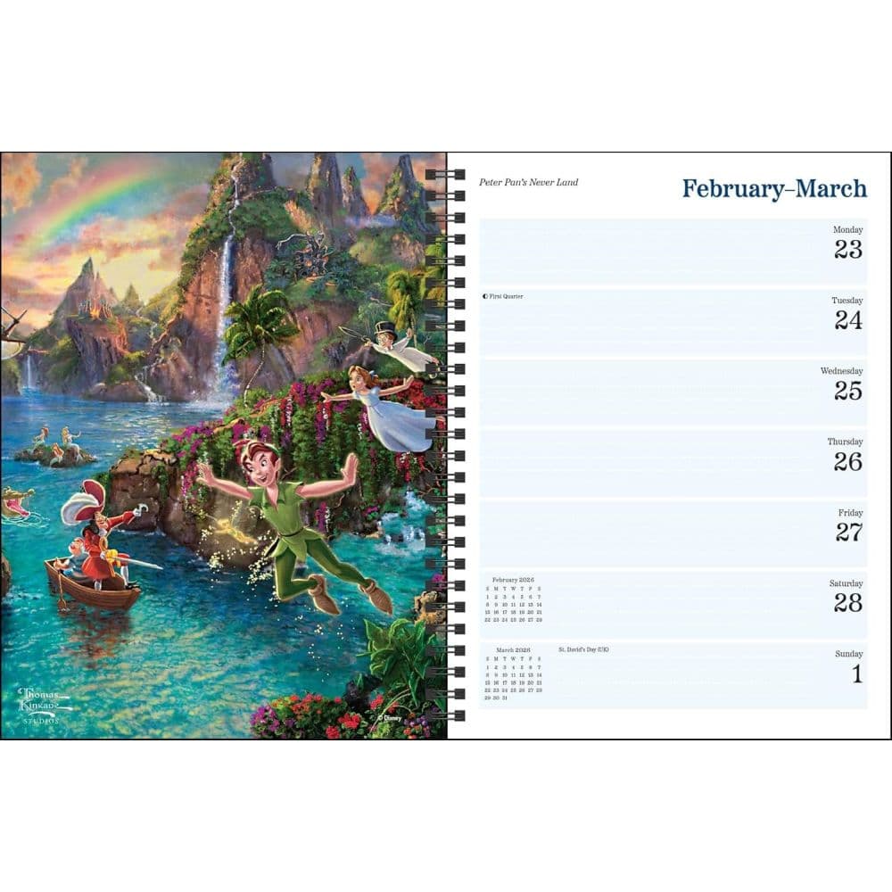 Thomas Kinkade Disney 2026 Engagement Planner Third Alternate Image