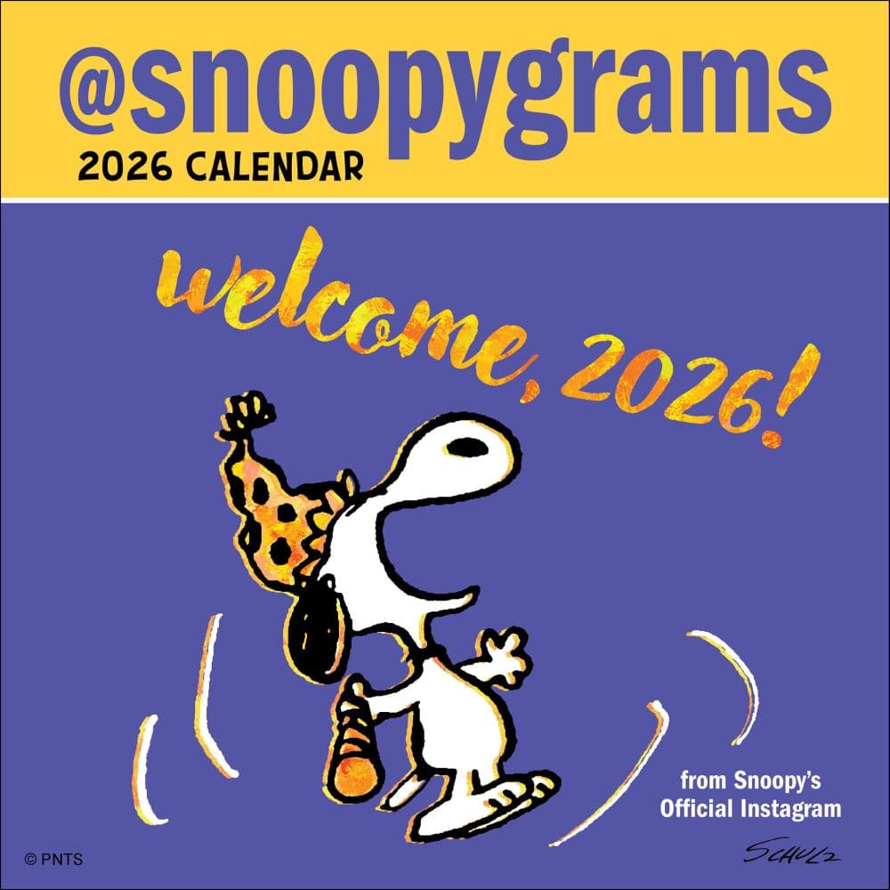 Peanuts 2026 Mini Wall Calendar  Main Image