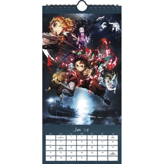 Demon Slayer 2024 Poster Slim Wall Calendar - Calendars.com