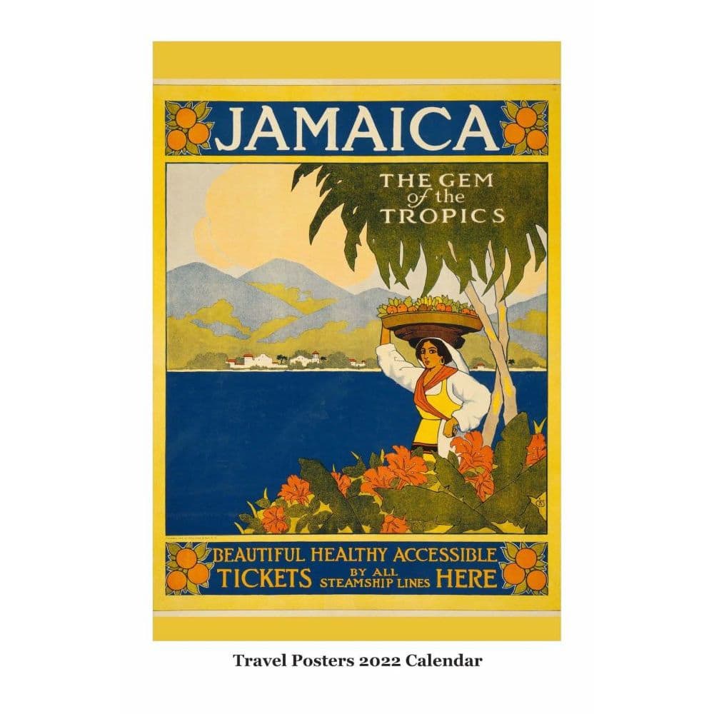 Travel Posters 2022 Poster Wall Calendar