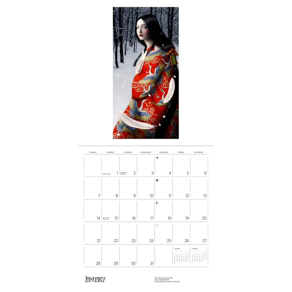 Chie Yoshii Guardians 2024 Wall Calendar_ALT2