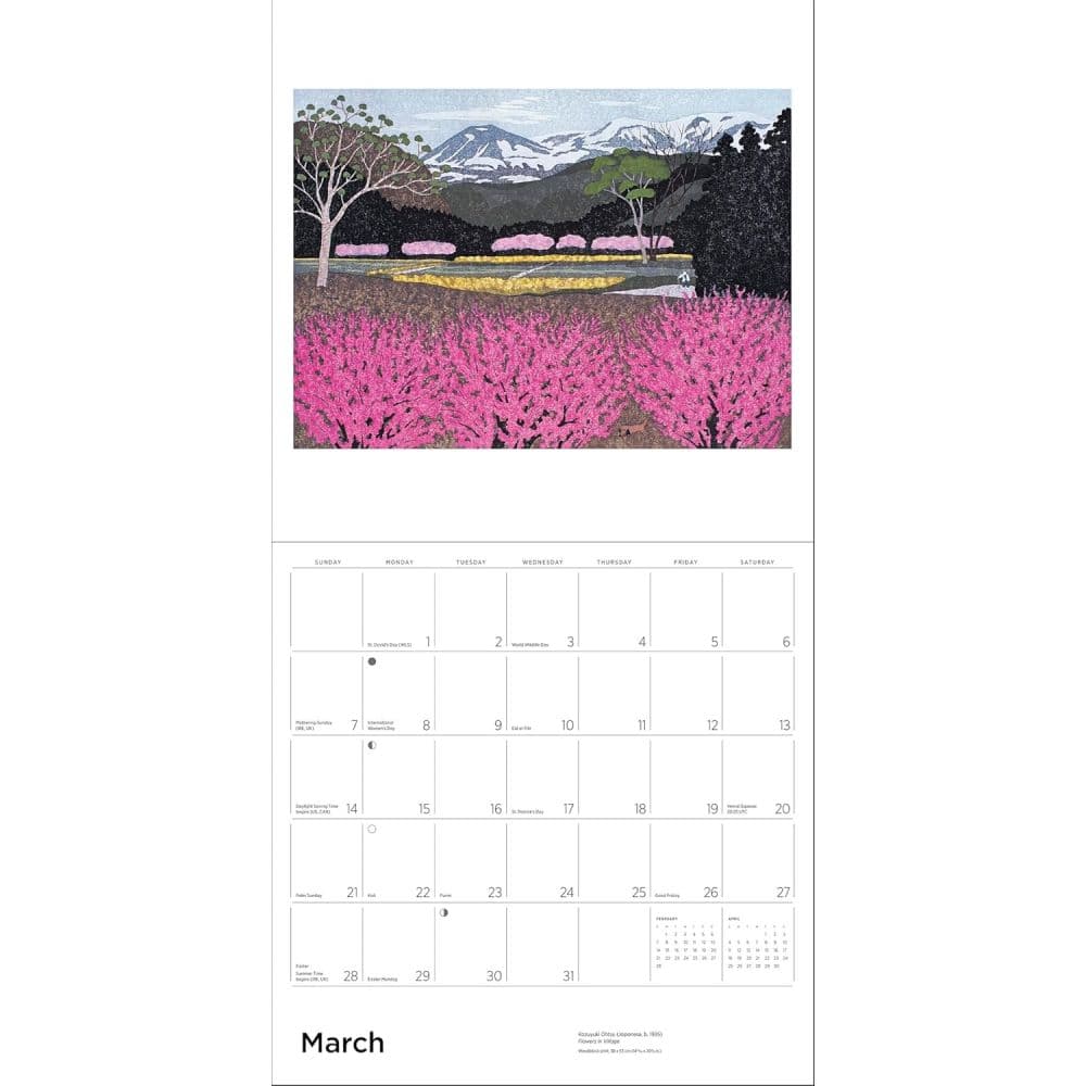 Ohtsu Serenity 2027 Wall Calendar Fourth Alternate Image