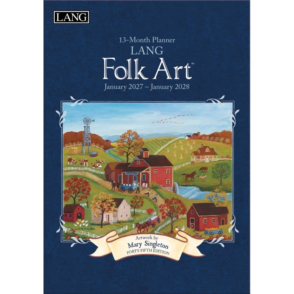 Lang Folk Art 2027 Planner by Mary Singleton Main Product Image