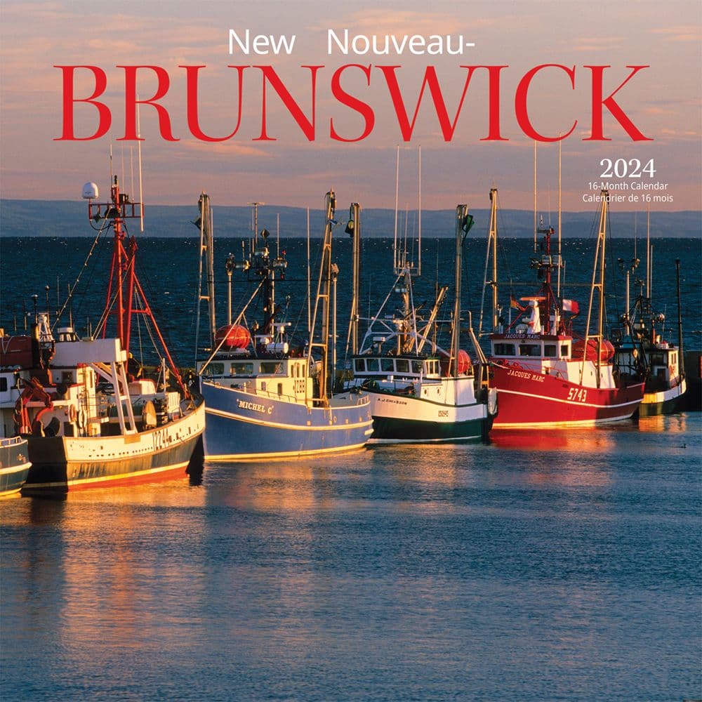 New Brunswick 2024 Wall Calendar