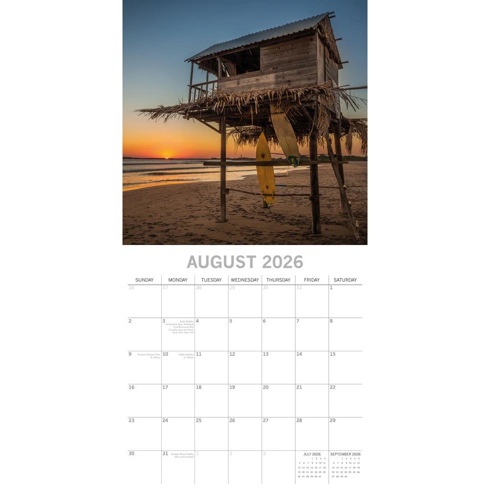 Surf Life 2026 Wall Calendar Third Alternate Image