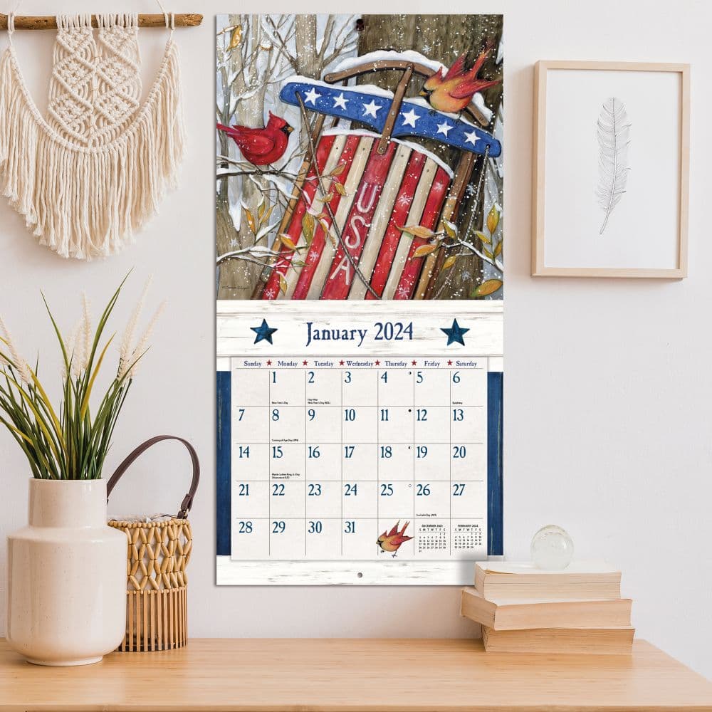 Stars and Stripes 2024 Wall Calendar Third Alternate Image width=&quot;1000&quot; height=&quot;1000&quot;
