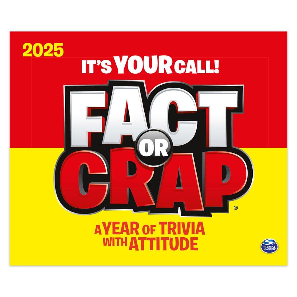 Fact or Crap 2025 Desk Calendar