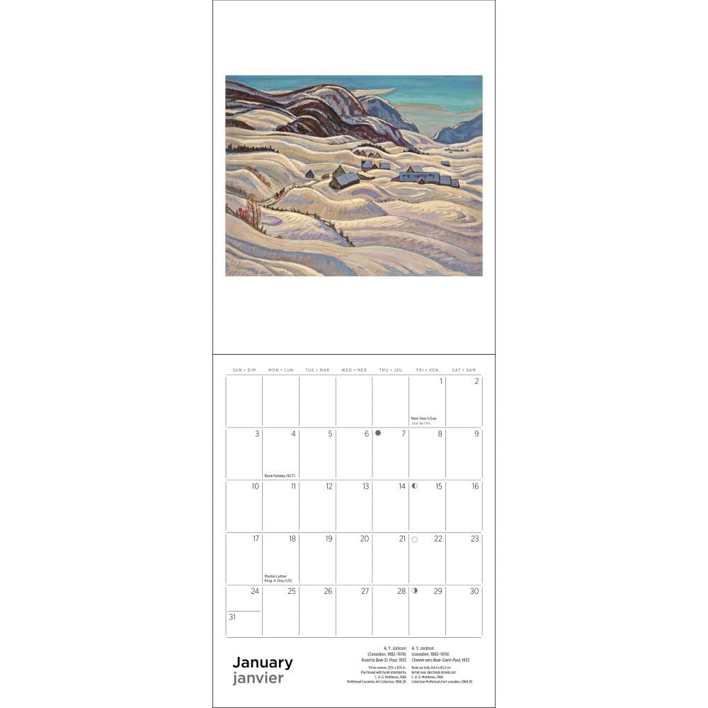 Group of Seven 2027 Mini Wall Calendar Second Alternate Image
