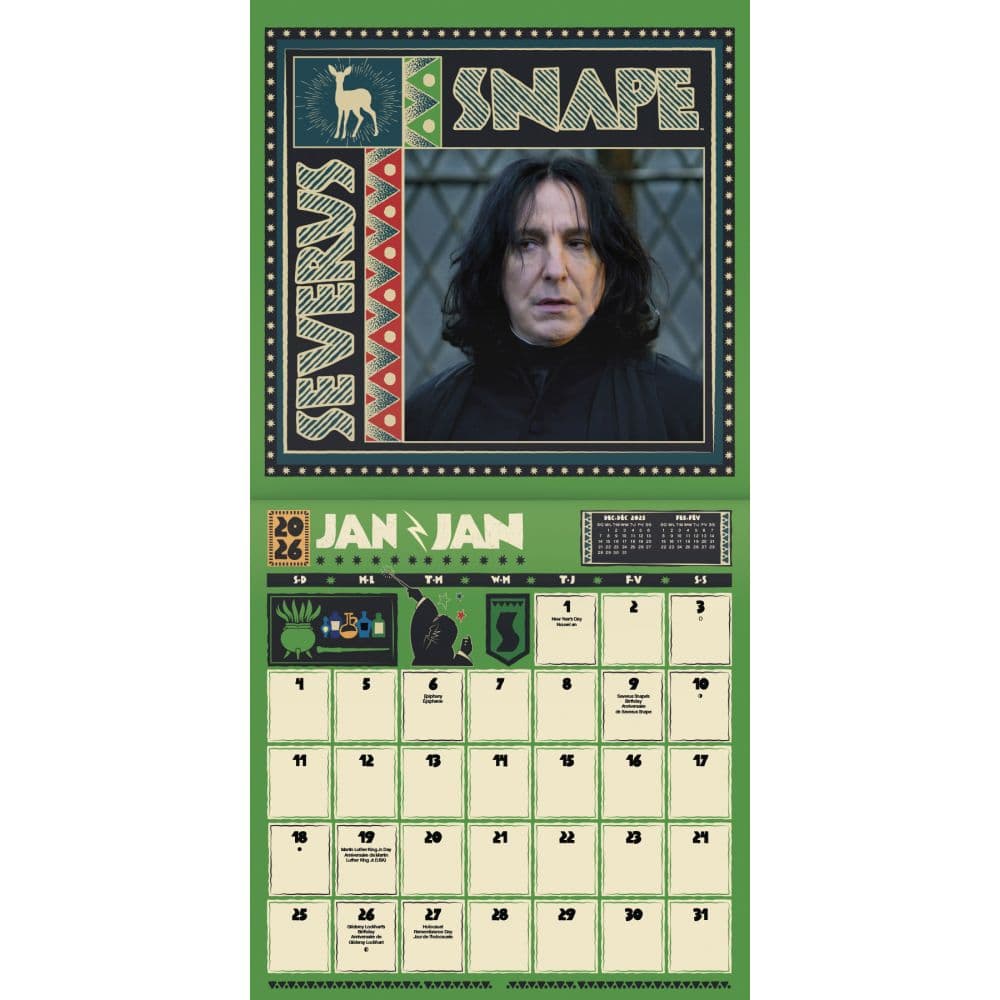 Harry Potter 2026 Wall Calendar Second Alternate Image