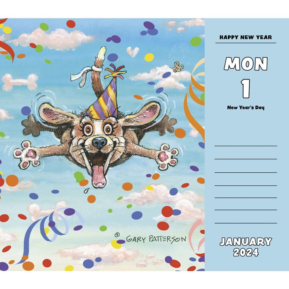 Gary Pattersons 2024 Desk Calendar
