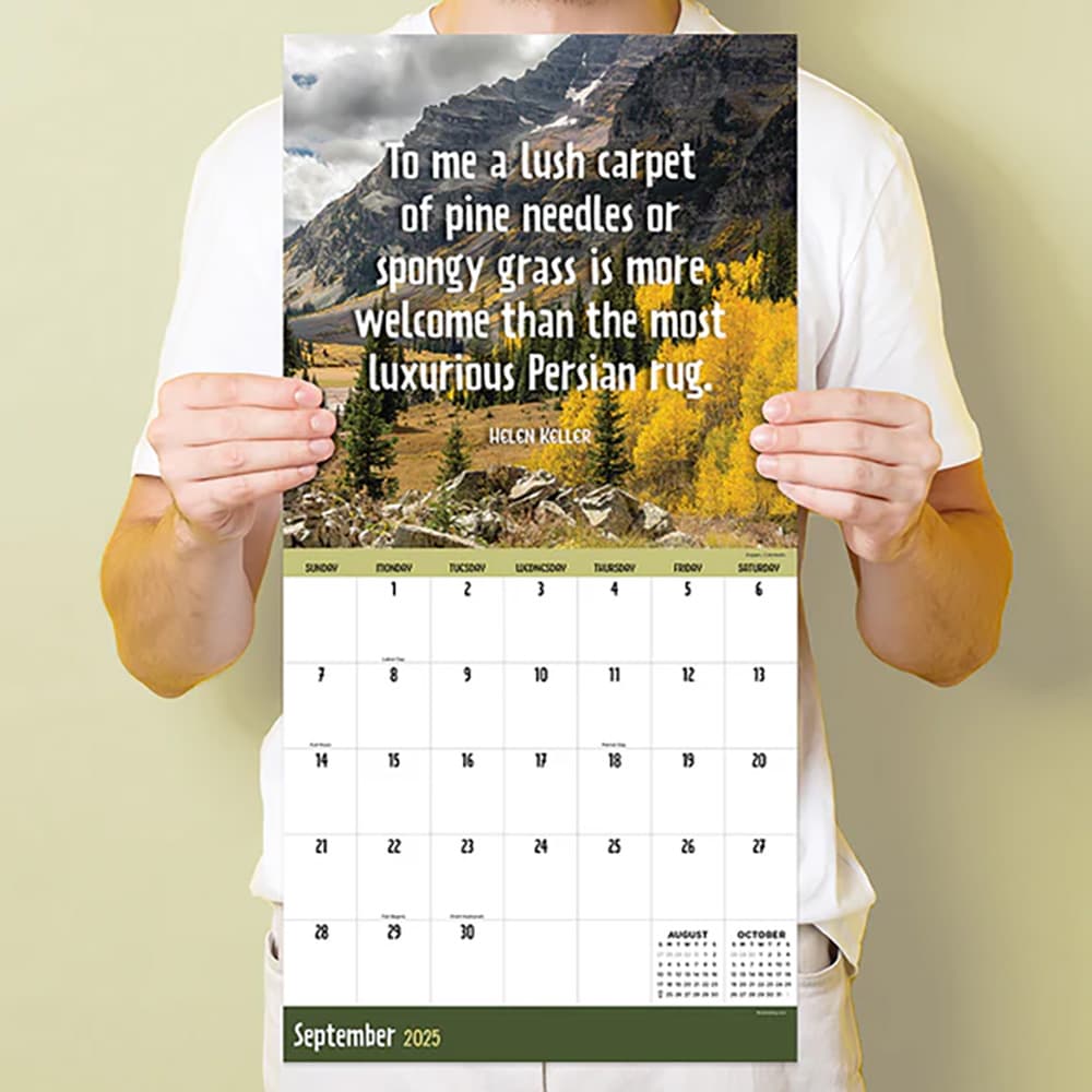 Great Outdoors 2025 Wall Calendar Alternate 4