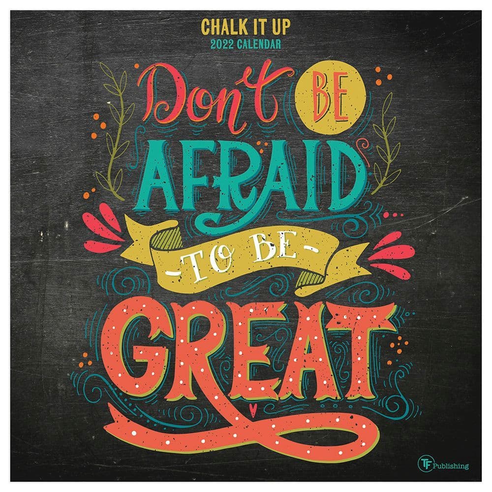 Chalk It Up 2022 Wall Calendar