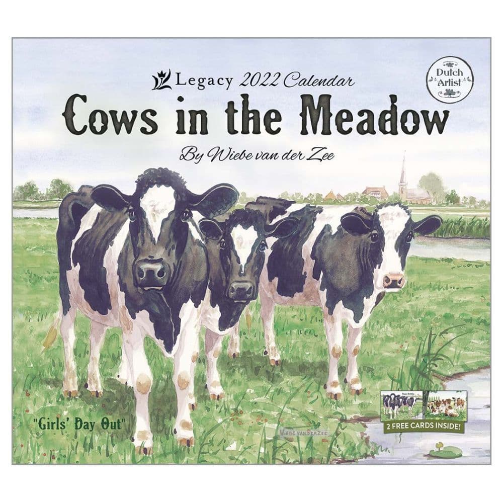 Cows In The Meadow 2022 Wall Calendar - Calendars.com