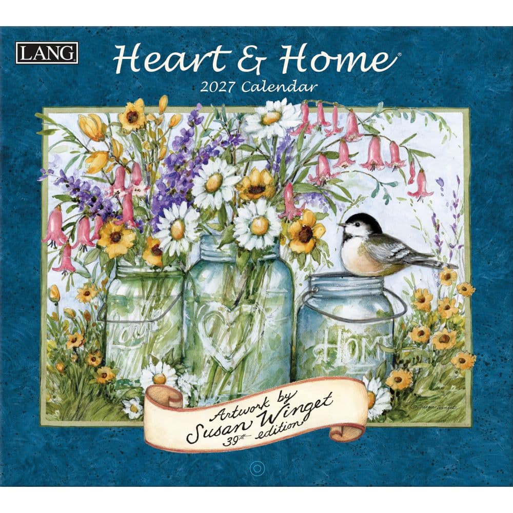 image Heart and Home 2027 Wall Calendar by Susan Winget Main Product Image