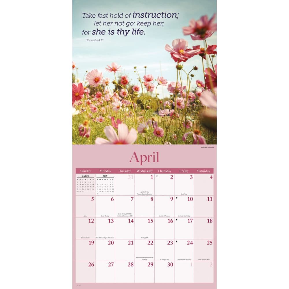 Bible Verses Special Value 2026 Wall Calendar Second Alternate Image