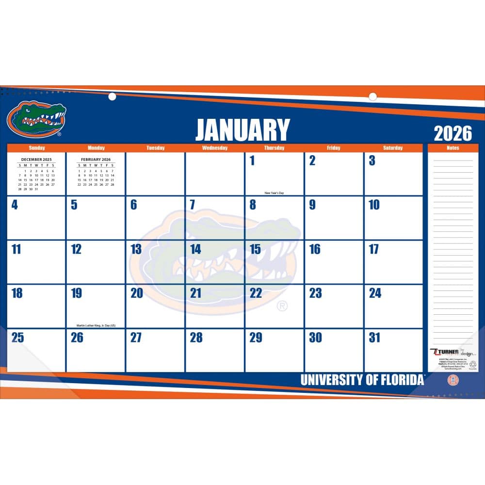 Florida Gators 2026 Desk Pad Main Product Image