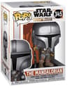 image Pop Star Wars: The Mandalorian With Chrome Vinyl Figure 10inch Alternate Image 1