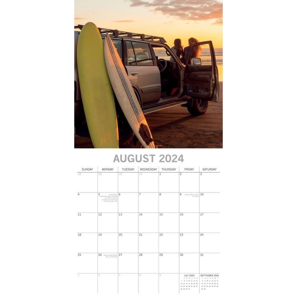 Surf Life 2024 Wall Calendar