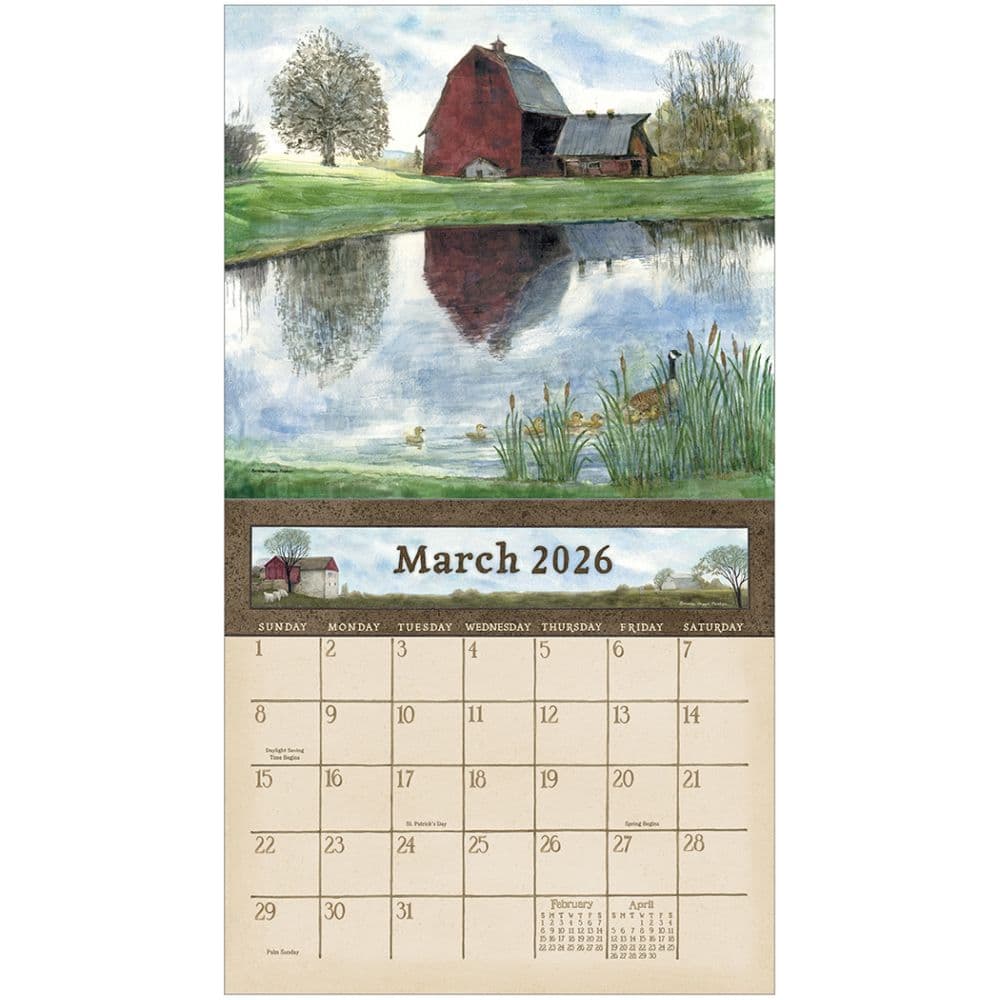 Country Path by Bonne Heppe Fisher 2026 Wall Calendar Second Alternate Image