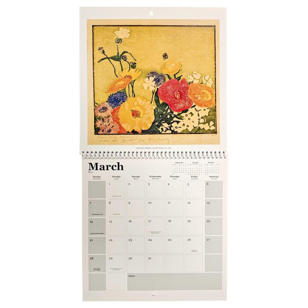 Flowers Square 2027 Wall Calendar Fourth Alternate Image