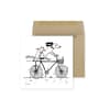 image Cat and Dog on Bike Friendship Card Main Product Image width=&quot;1000&quot; height=&quot;1000&quot;