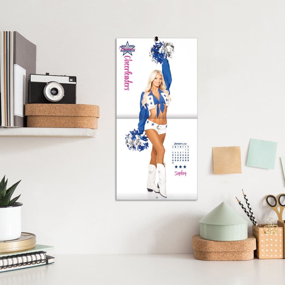 NFL Dallas Cowboys Cheerleaders 2027 Mini Wall Calendar Sixth Alternate Image