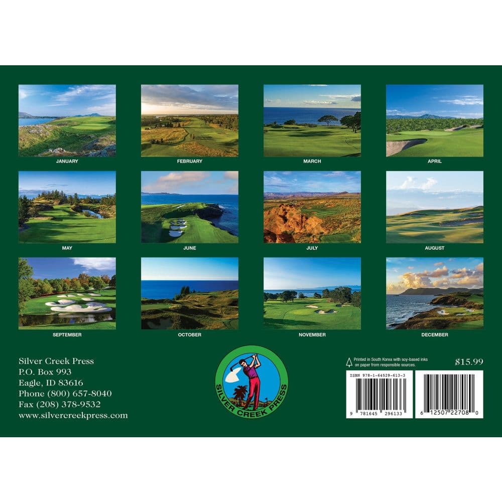 Golf 2027 Wall Calendar First Alternate Image