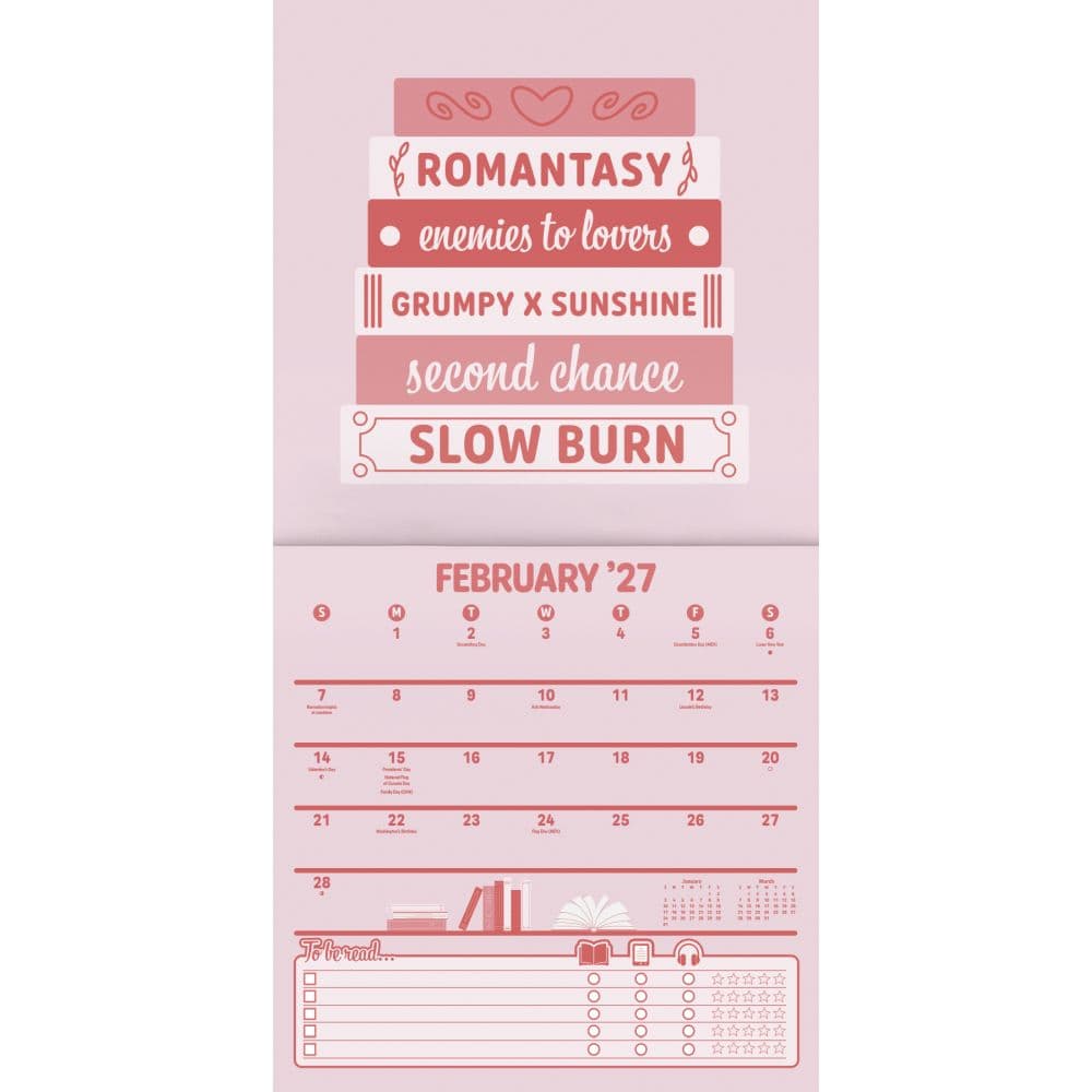 Booked &amp; Busy 2027 Wall Calendar Third Alternate Image