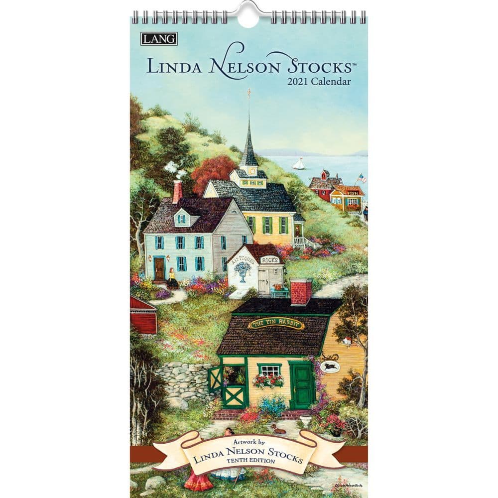Linda Nelson Stocks Vertical Wall Calendar by Linda Nelson Stocks