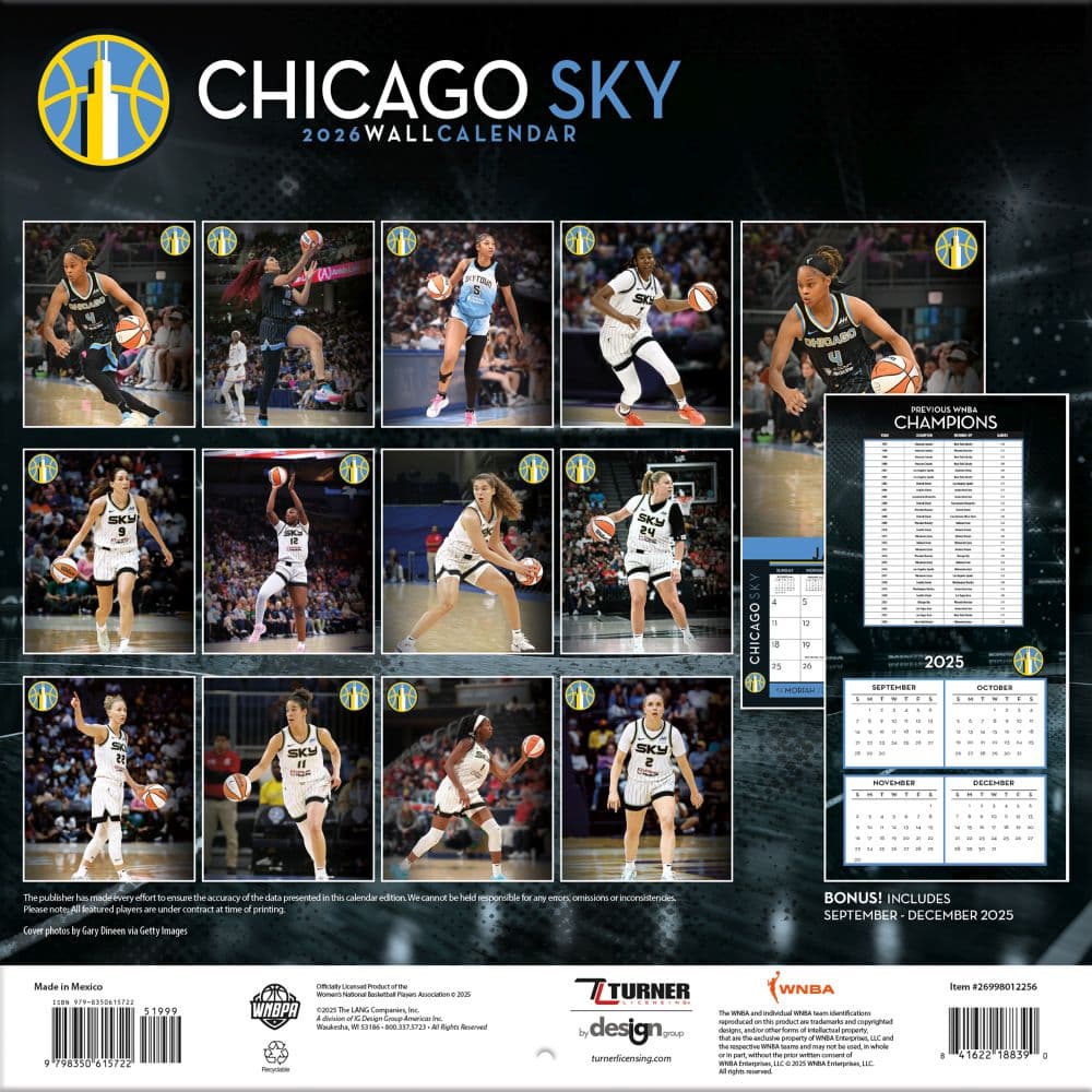 Chicago Sky 2026 Wall Calendar First Alternate Image