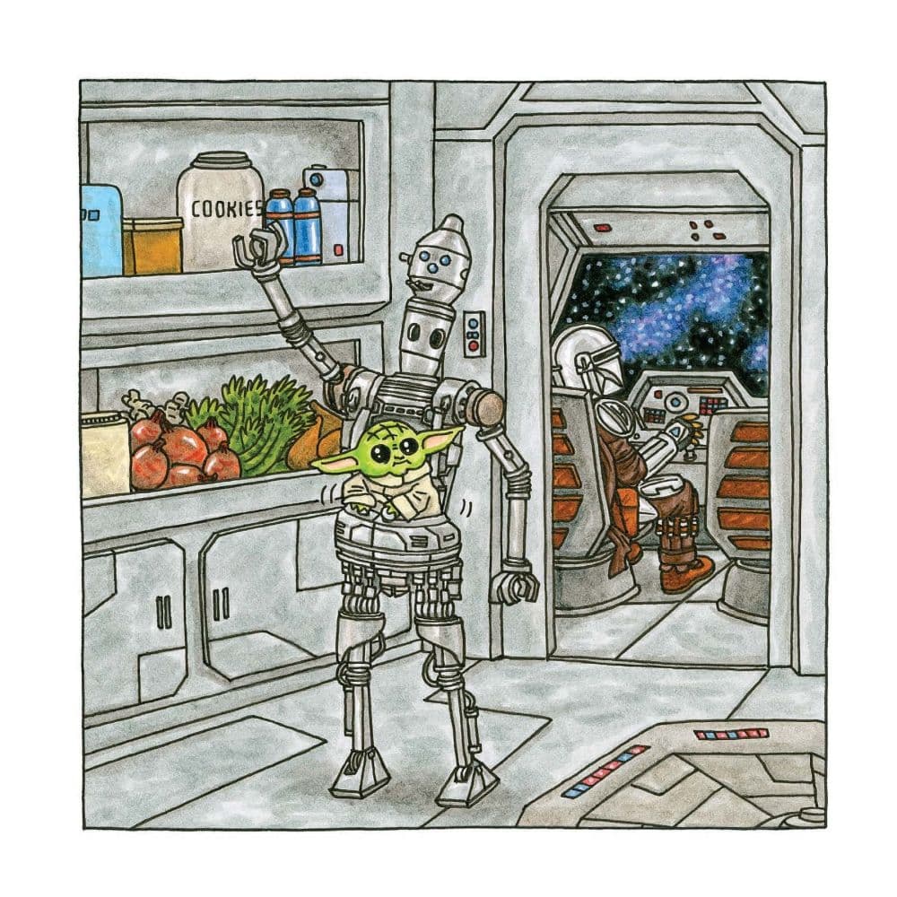Mandalorian &amp; Child 2026 Wall Calendar Ninth Alternate Image