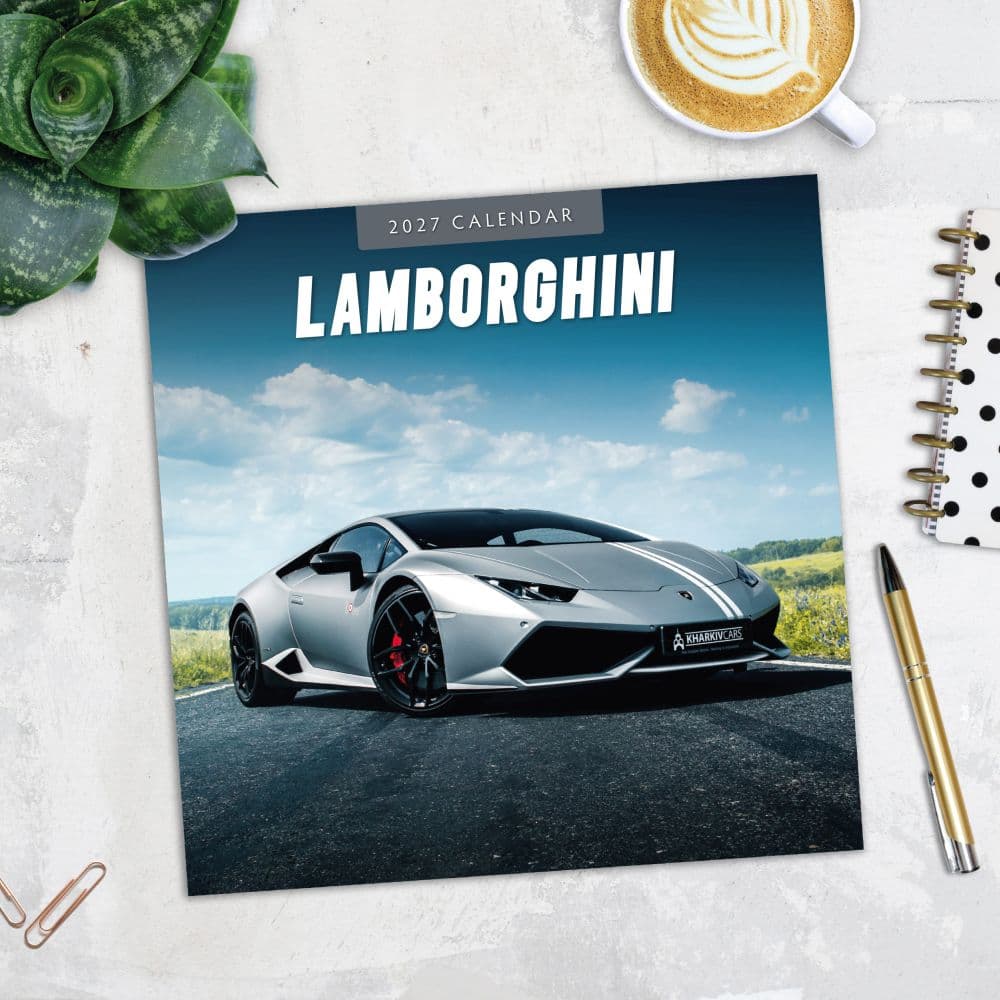Lamborghini 2027 Wall Calendar Fourth Alternate Image