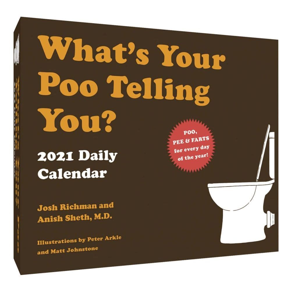Whats Your Poo Desk Calendar