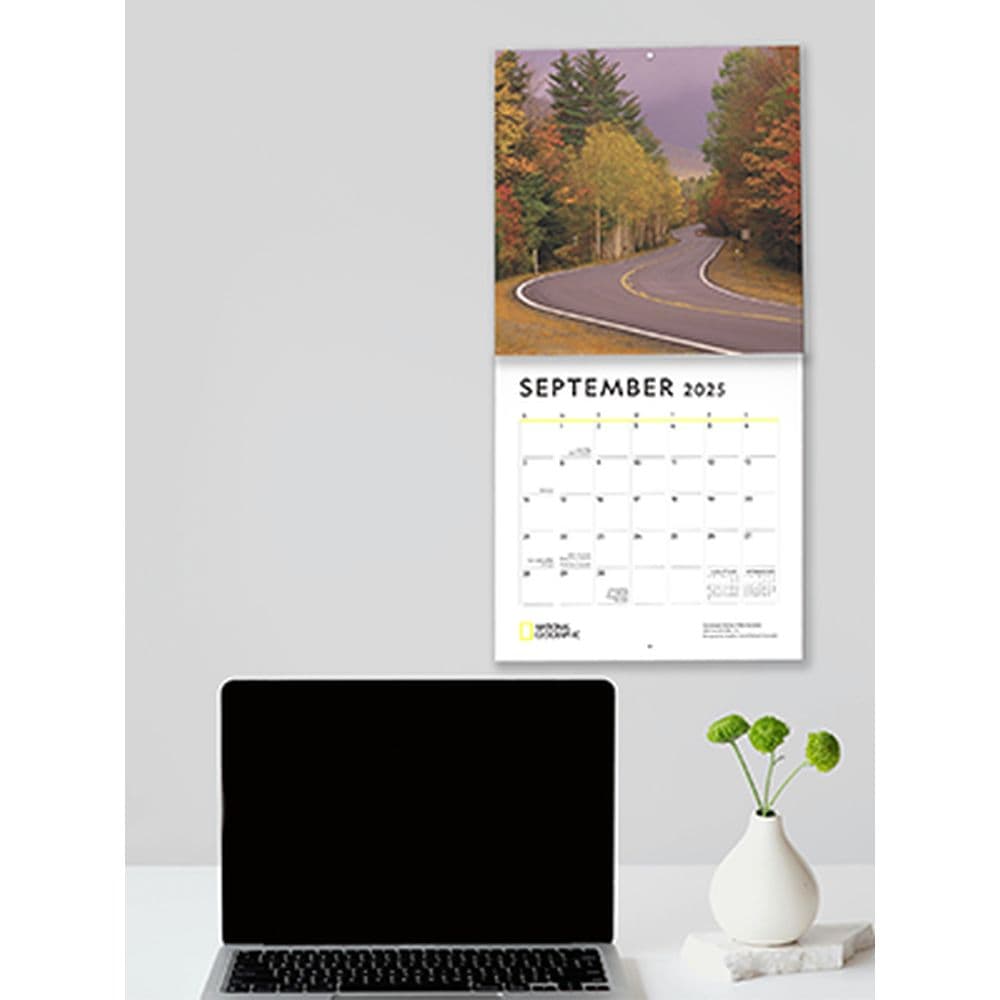 National Geographic American Roadtrips 2025 Wall Calendar Fifth Alternate Image