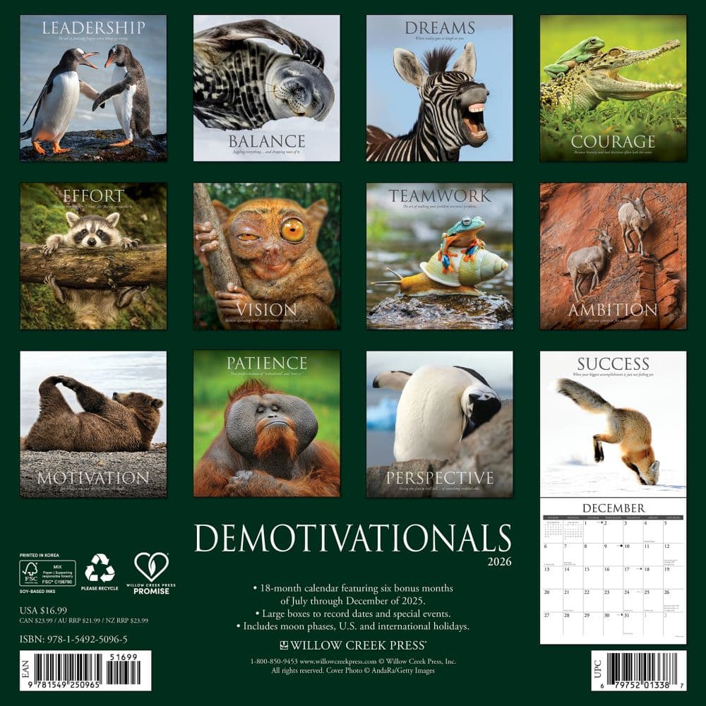 Demotivationals 2026 Wall Calendar First Alternate Image