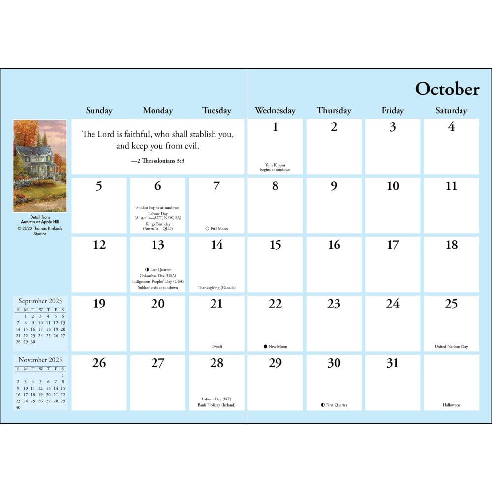 Thomas Kinkade Scripture 2025 Monthly Planner First Alternate Image width=&quot;1000&quot; height=&quot;1000&quot;