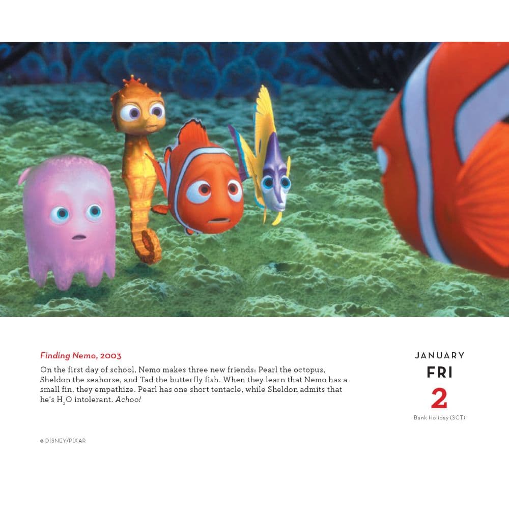 Disney A Year of Animation 2026 Desk Calendar Fifth Alternate Image