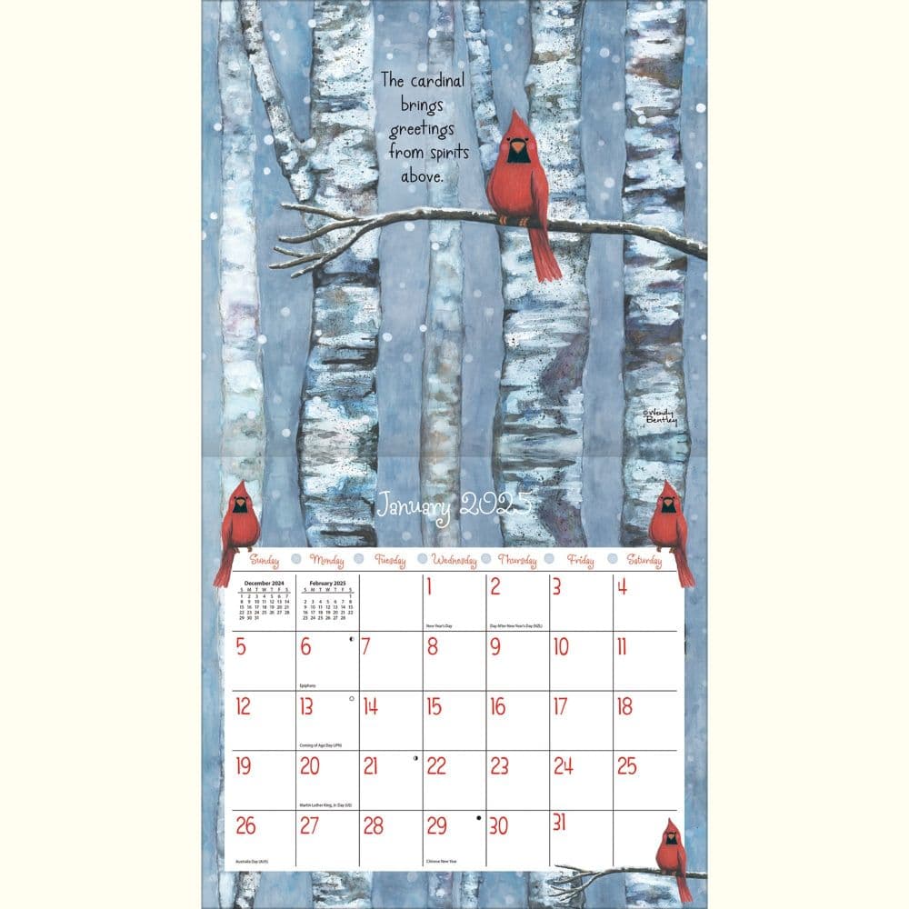 Favorite Things by Wendy Bentley 2025 Wall Calendar