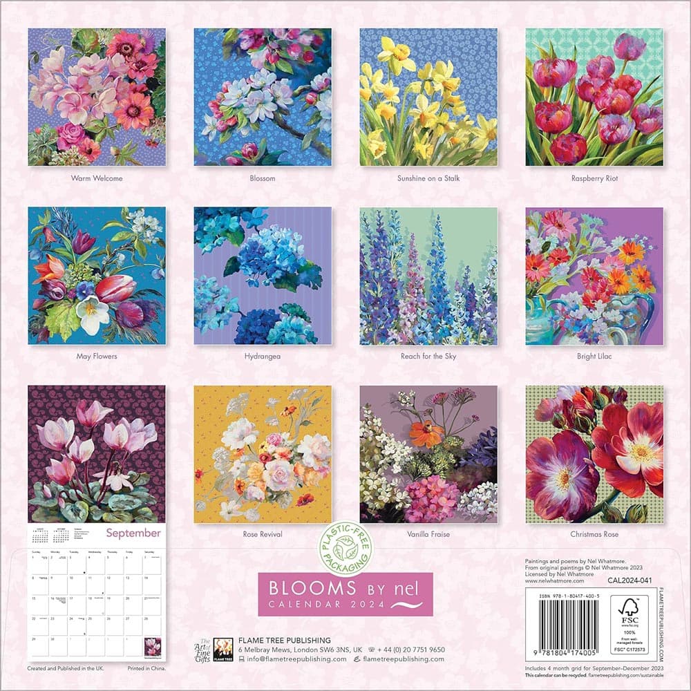 Blooms by Nel Wall back cover  width=''1000'' height=''1000''