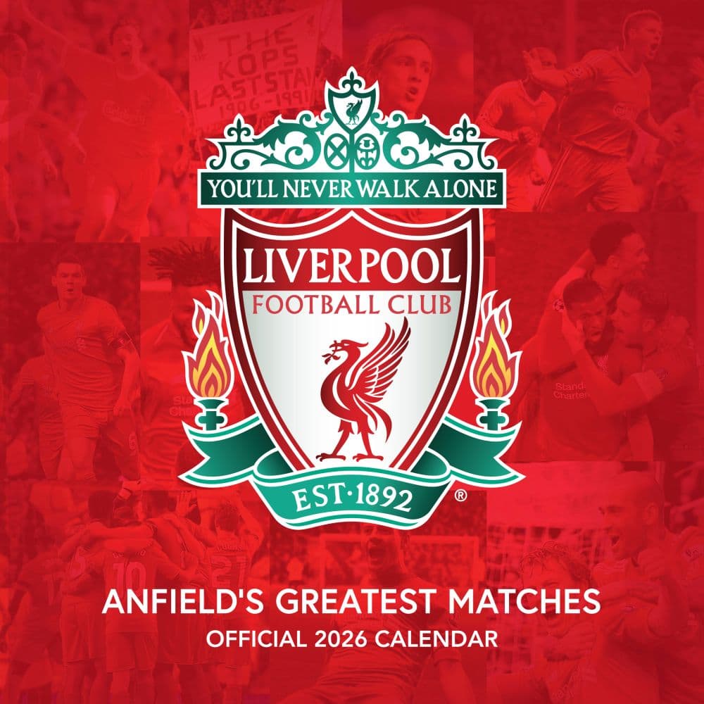 Liverpool Legends 2026 Wall Calendar Main Product Image